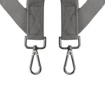 Chokore Chokore X-shaped Snap Hook Suspenders (Light Gray) 