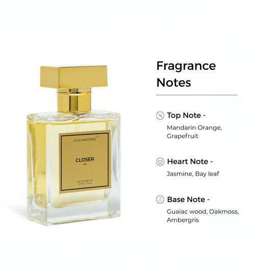 Closer | Perfume For Men | (Evening/Night) | 100 ML | 50 ML | 20 ML | 15 ML