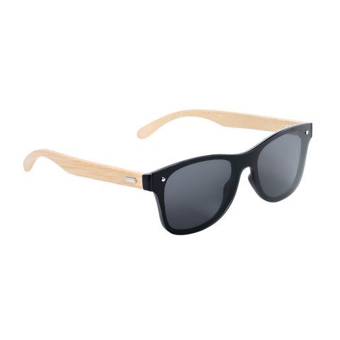 Chokore Iconic Wayfarer Sunglasses (Wood & Black) - Chokore Iconic Wayfarer Sunglasses (Wood & Black)