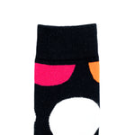 Chokore Chokore Dark Grey And Black Men's Cotton Socks Chokore Multicolor Graffiti Socks
