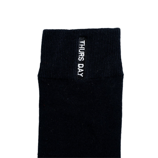 Chokore Stylish Cotton Socks (Black)
