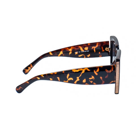 Chokore Vintage Square Lens Thick Sunglasses with UV 400 Protection (Brown & Black) - Chokore Vintage Square Lens Thick Sunglasses with UV 400 Protection (Brown & Black)