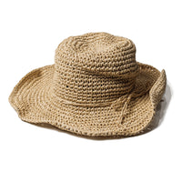 Chokore Chokore Summer Straw Bucket Hat (Beige)