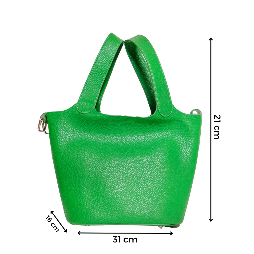 chokore Chokore Bucket Bag with Belt (Green)