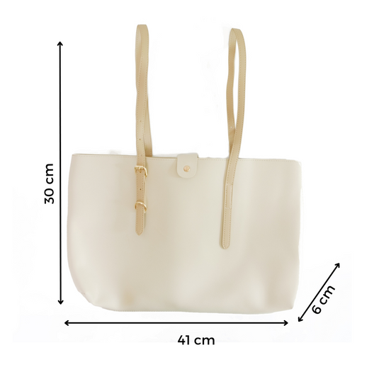Chokore Chokore Large Adjustable Tote Bag with Laptop Sleeve (Khaki) 