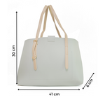 Chokore Chokore Large Adjustable Tote Bag with Laptop Sleeve (Light Green) 