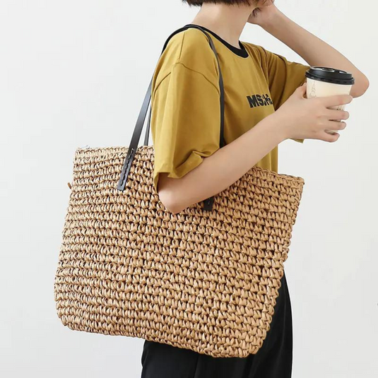 Chokore Chokore Straw Woven Large Tote Bag 