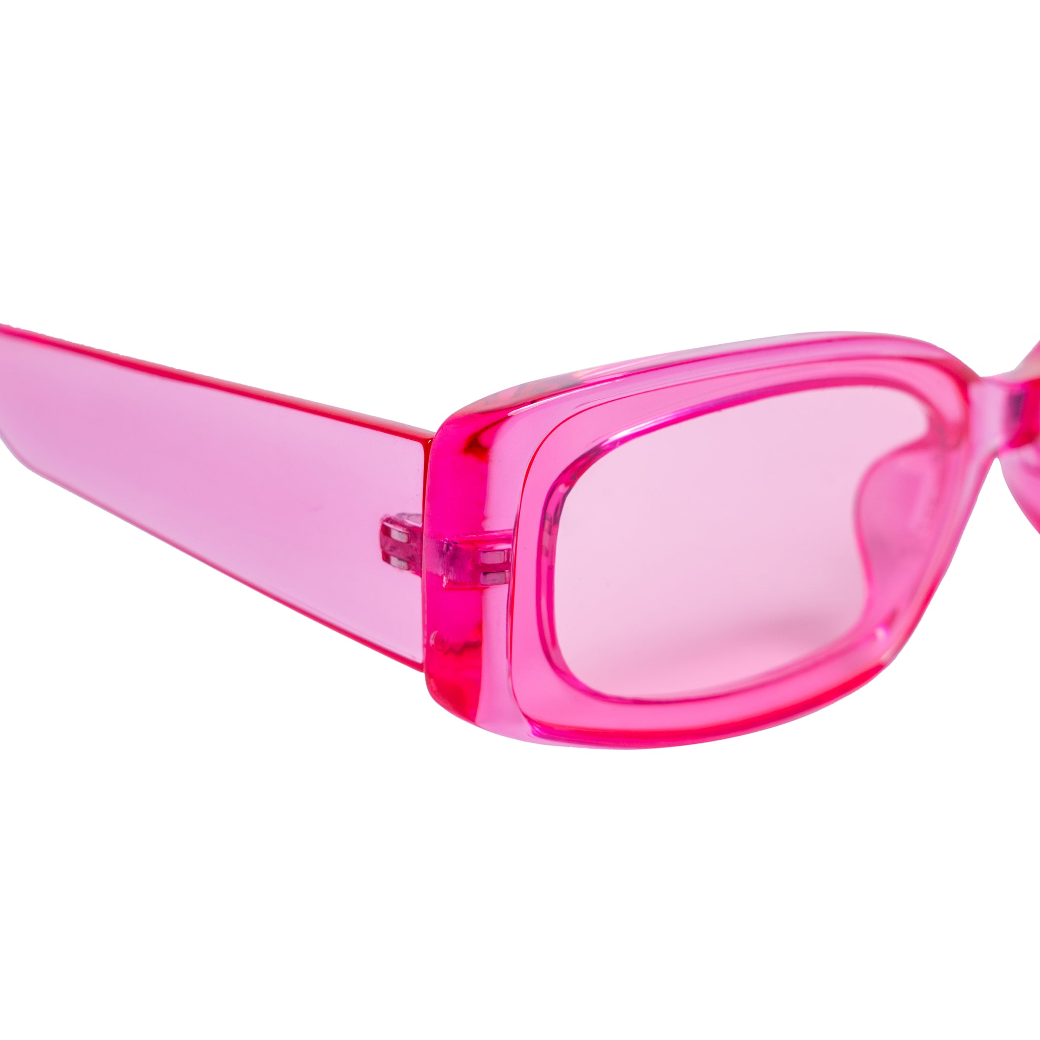 Chokore Rectangular UV-400 Protected Sunglasses (Pink)