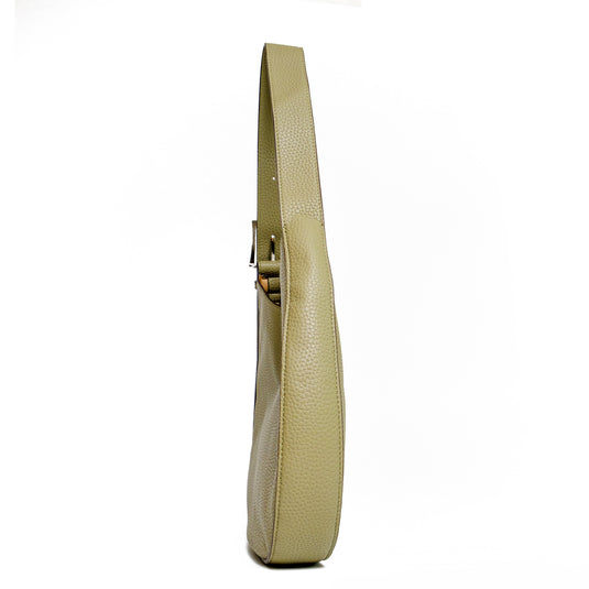 Chokore Chokore Round Hobo Bag with Shoulder Belt (Green) 