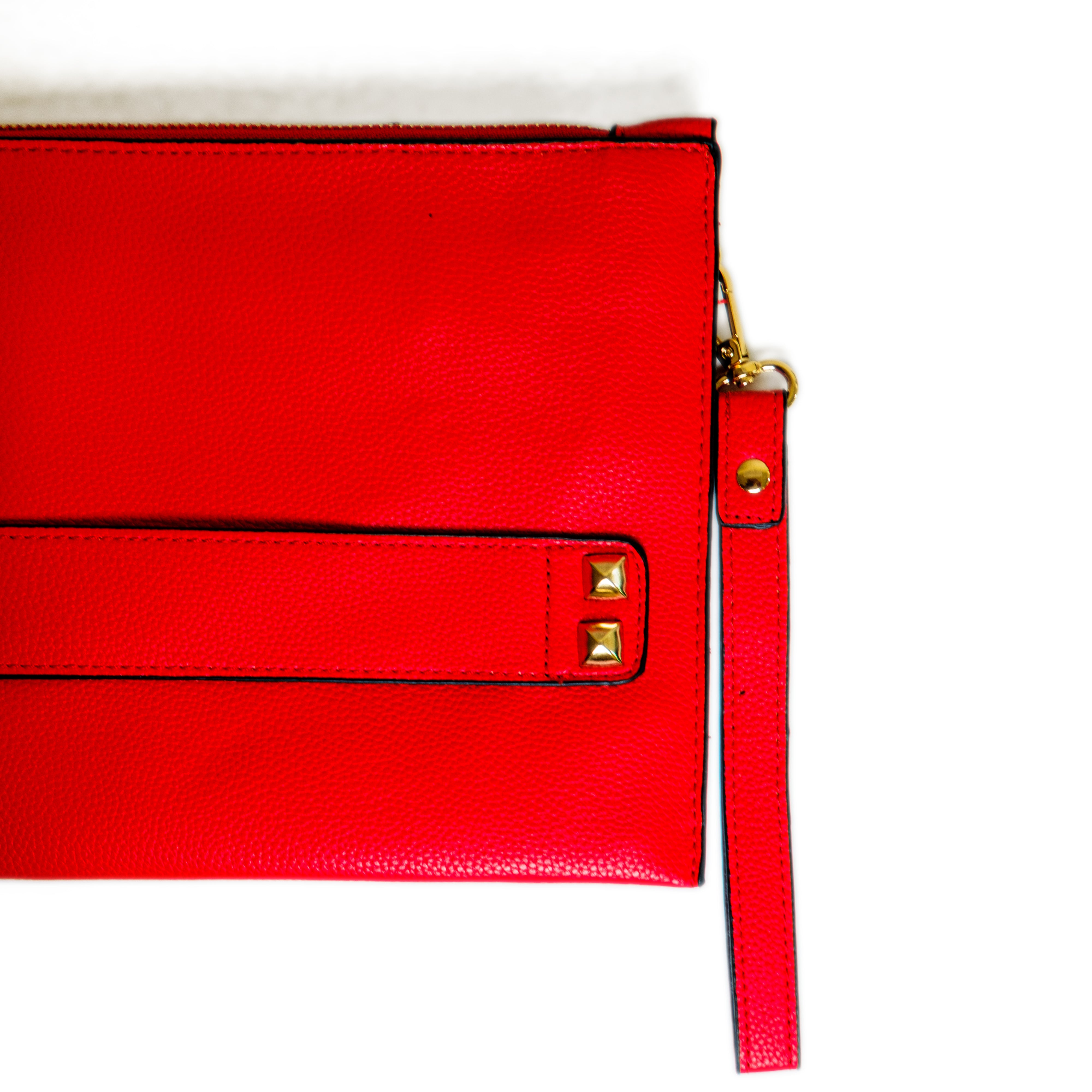 chokore Chokore Vegan Leather Envelope Clutch (Red)