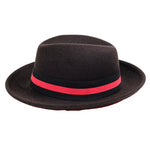 Chokore Chokore Double-tone Fedora Hat (Black) 