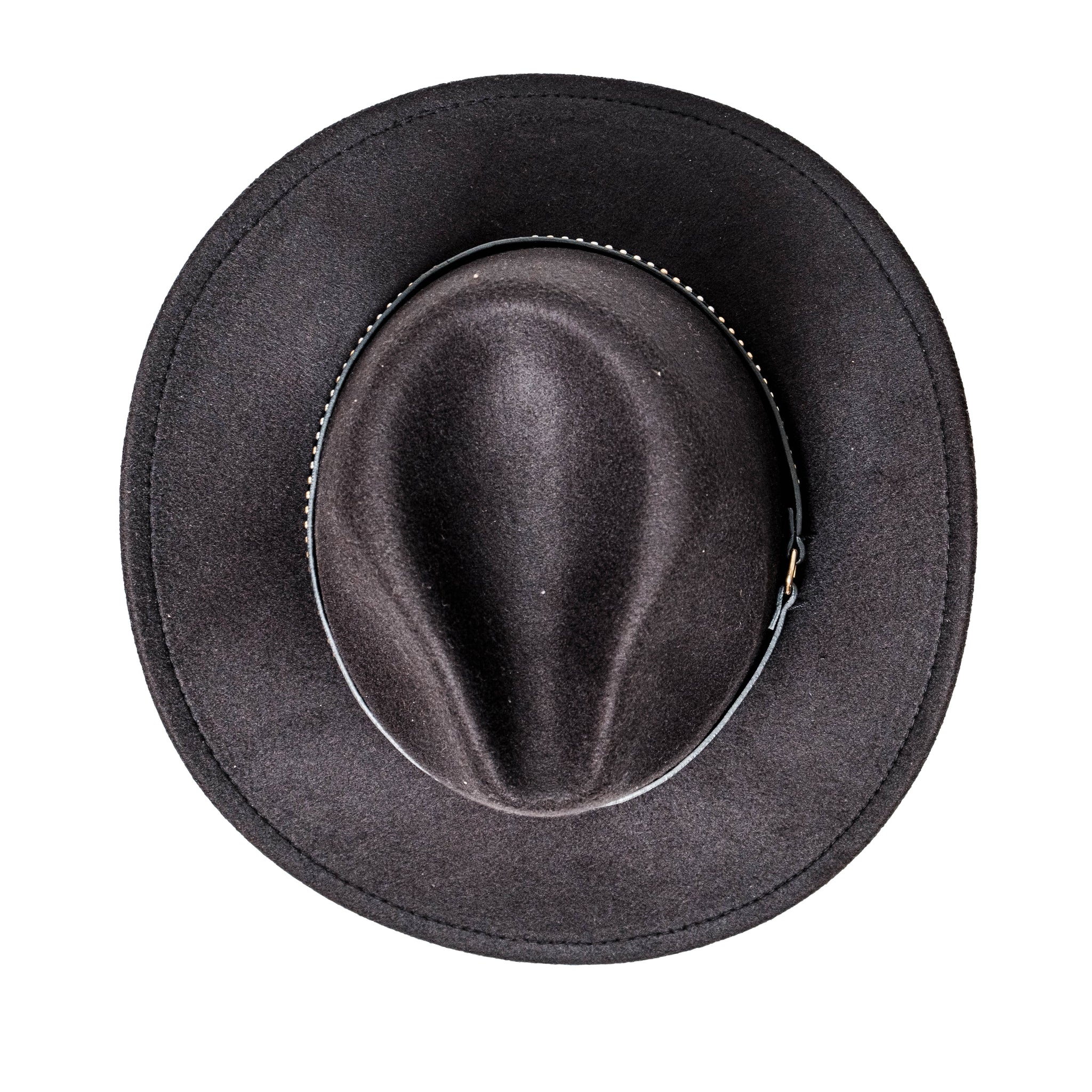 Chokore Cowboy Hat with Belt Band (Black)