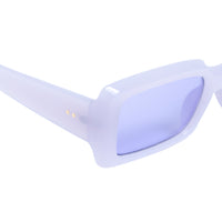 Chokore Chokore Rectangle Retro Sunglasses with UV Protection (Mauve)