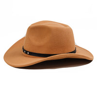 Chokore Chokore Cowboy Hat with Vegan Leather Belt (Camel)