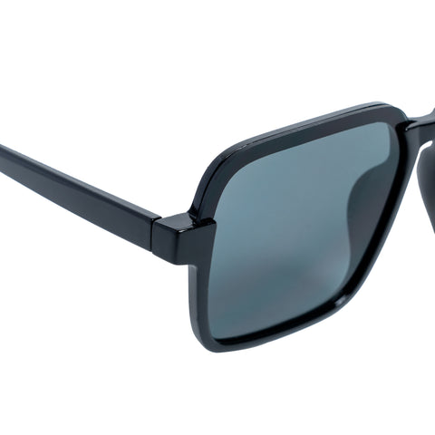 Chokore Bold Square Sunglasses with UV 400 protection (Black) - Chokore Bold Square Sunglasses with UV 400 protection (Black)