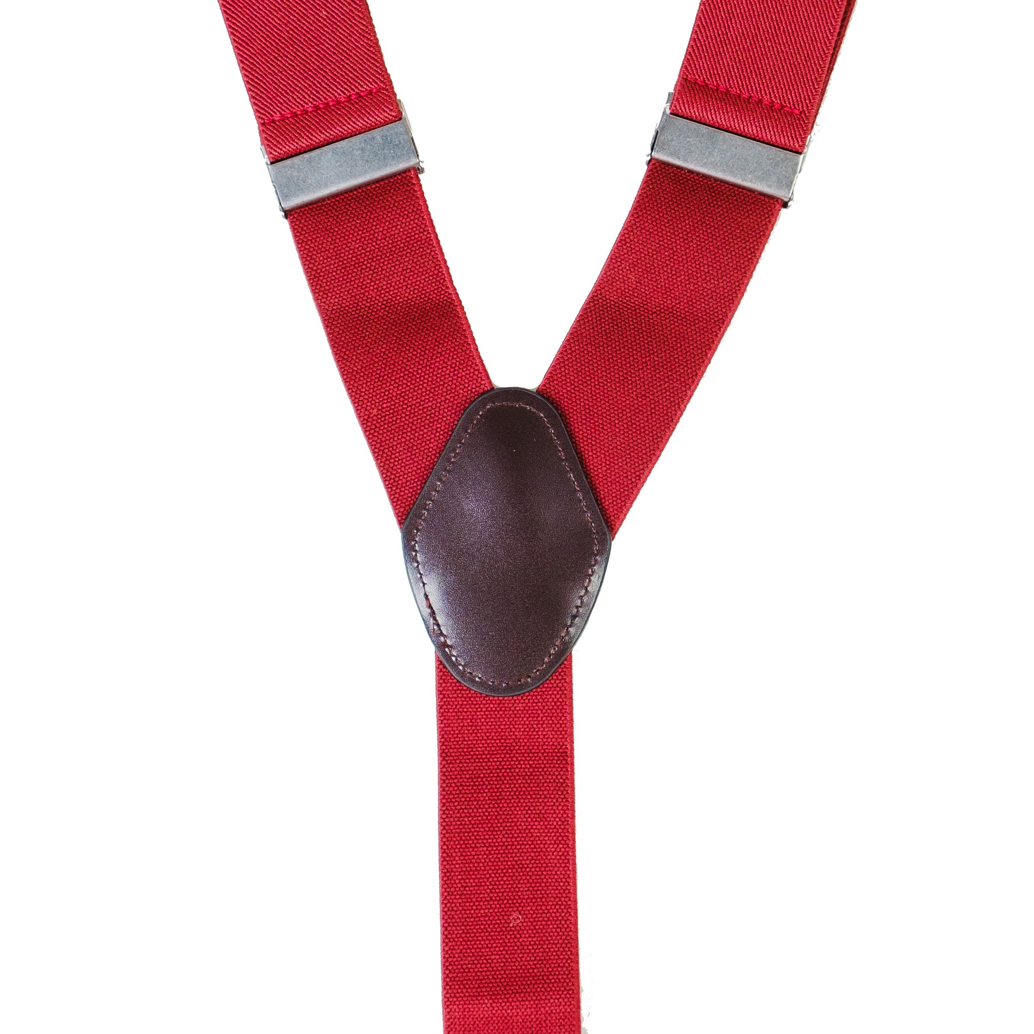 Chokore Stretchy Y-shaped Suspenders with 6-clips (Burgundy)