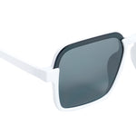 Chokore Chokore Bold Square Sunglasses with UV 400 protection (White) 
