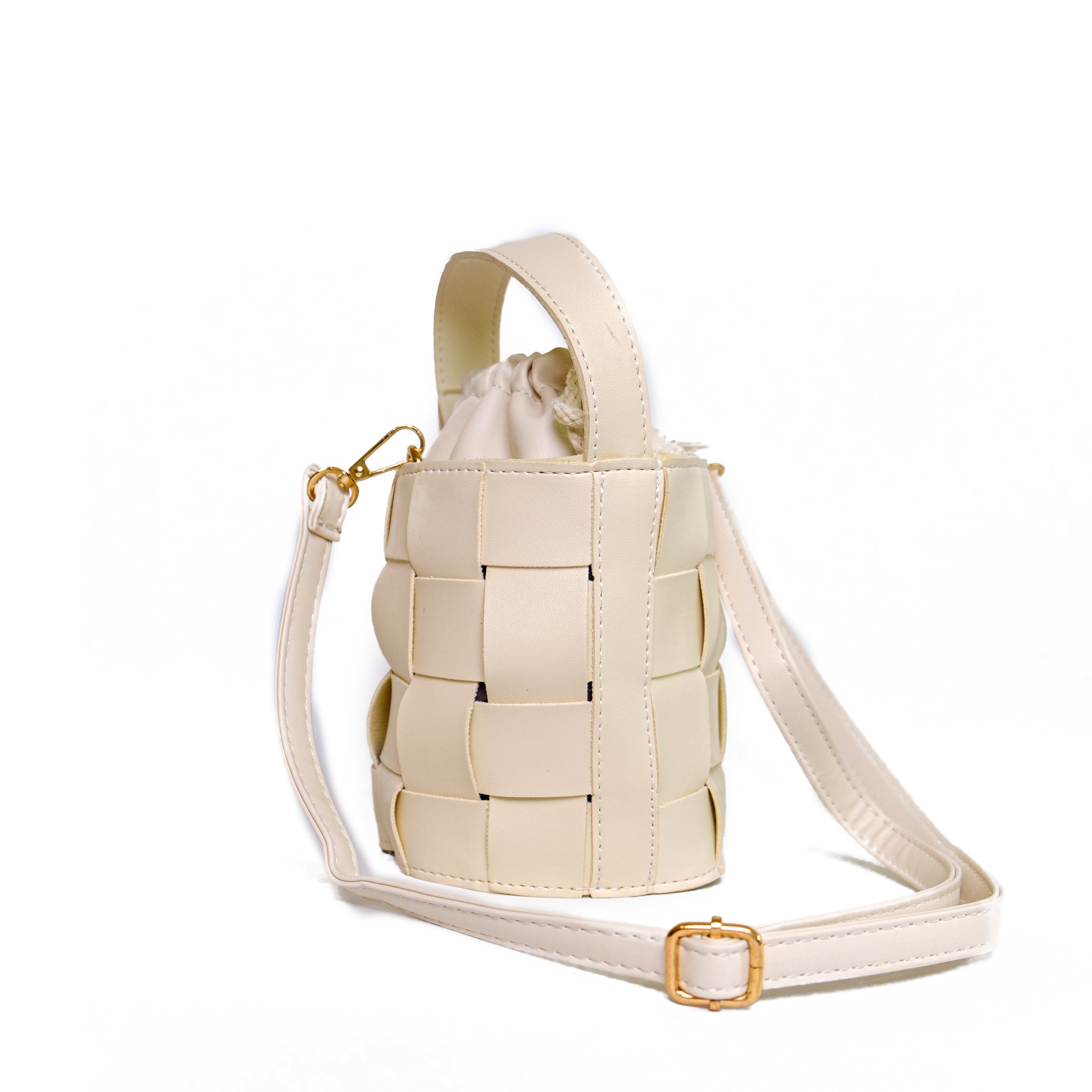 chokore Chokore Textured Potli Handbag (Beige)