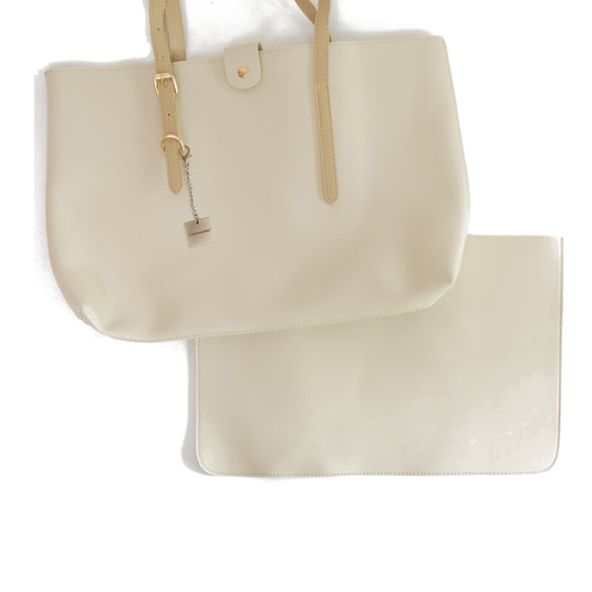 Chokore Chokore Large Adjustable Tote Bag with Laptop Sleeve (Khaki) 