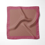 Chokore Chokore Multi-color Silk Tie - Plaids line-ss Chokore Pink Seahorse Pocket Square - Wildlife Range