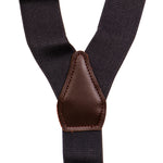 Chokore Chokore Y-shaped Elastic Suspenders for Men (Dark Gray) 
