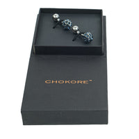 Chokore Chokore Crystal Ball Cufflinks (Blue)