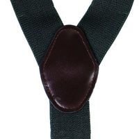 Chokore Chokore Stretchy Y-shaped Suspenders with 6-clips (Forest Green)