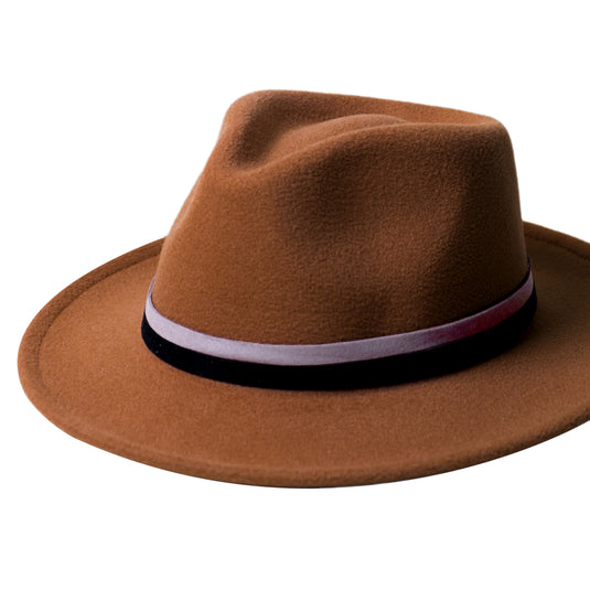 Chokore Vintage Fedora Hat (Butterscotch)