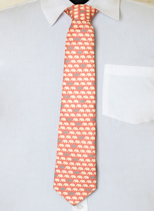 Chokore Special 2-in-1 Coral Gift Set (Pocket Square & Tie)
