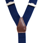 Chokore Chokore Y-shaped Elastic Suspenders for Men (Navy Blue) 