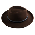 Chokore Chokore Vintage Fedora Hat (Chocolate Brown) 
