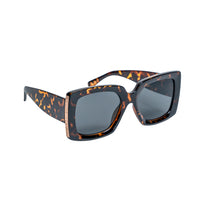 Chokore Chokore Vintage Square Lens Thick Sunglasses with UV 400 Protection (Brown & Black)