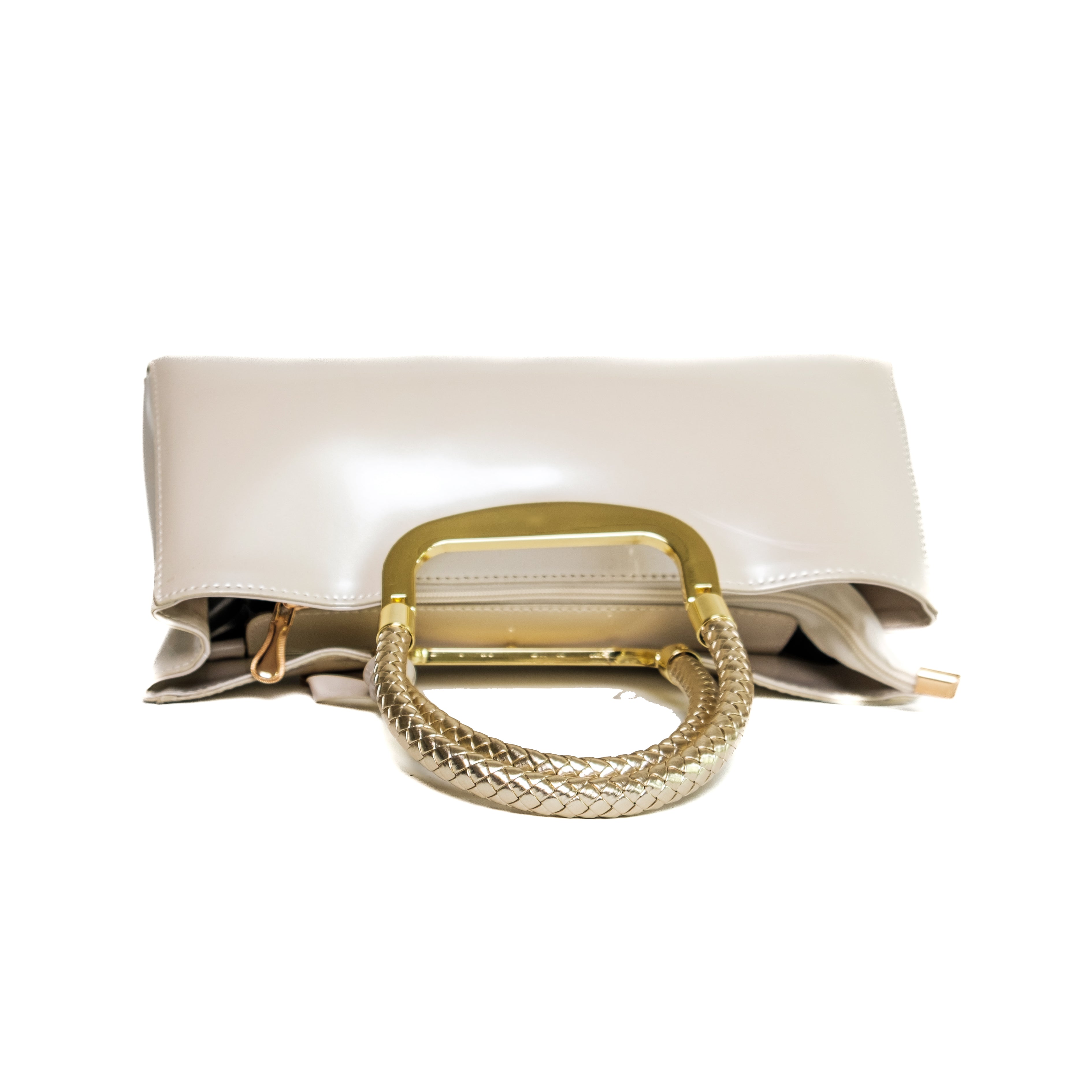 chokore Chokore Luxe Glossy Handbag (White)