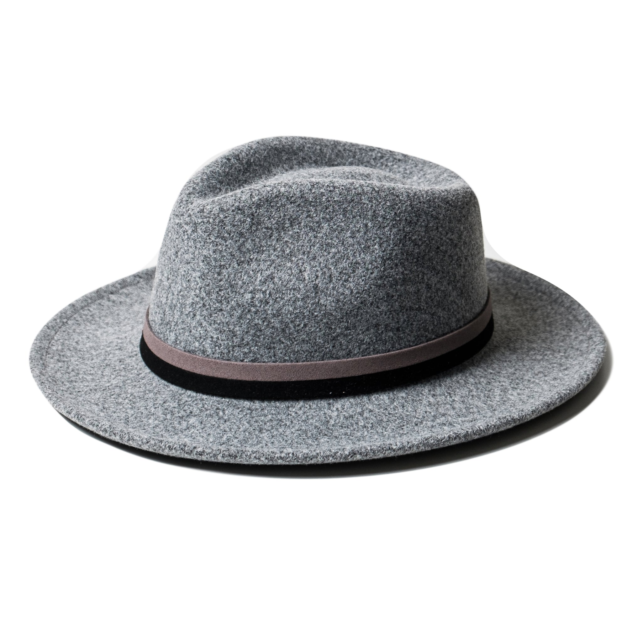 Chokore Vintage Fedora Hat (Light Gray)