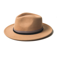 Chokore Chokore Vintage Fedora Hat (Light Brown)