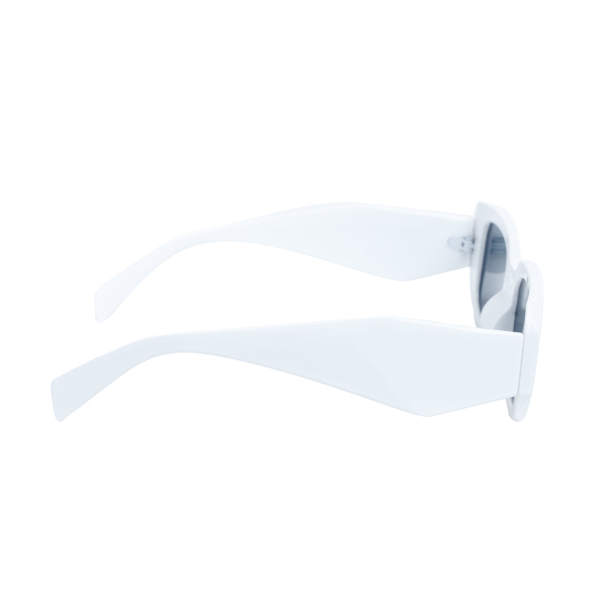 Chokore Irregular Sunglasses with UV 400 Protection (White)