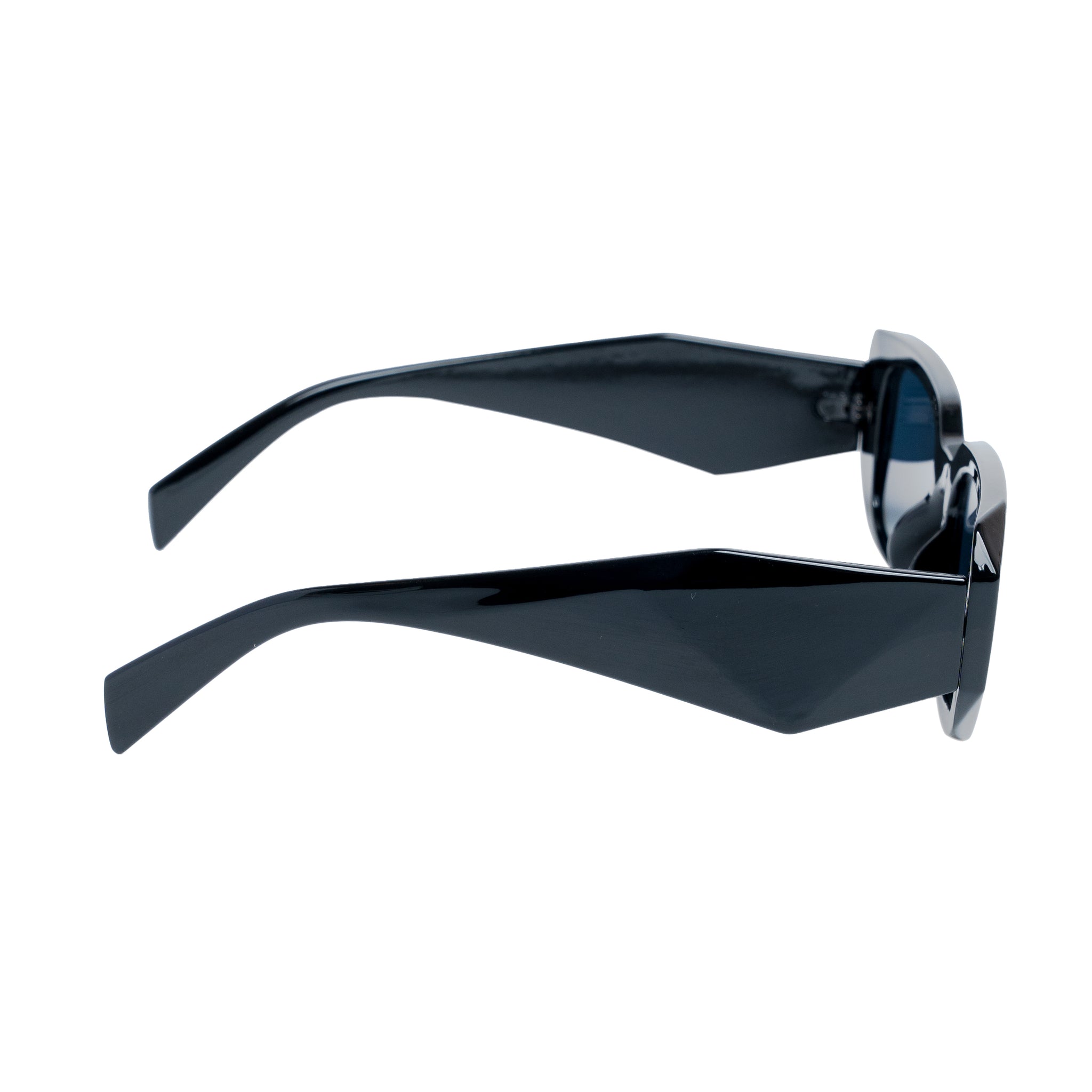 Chokore Irregular Sunglasses with UV 400 Protection (Black)