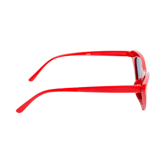 Chokore Retro Cat-Eye Sunglasses with UV 400 Protection (Red)