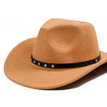 Chokore Chokore Cowboy Hat with Vegan Leather Belt (Camel) 