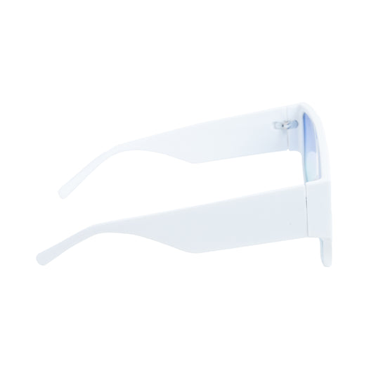 Chokore Retro Oversized UV-400 Protected Sunglasses (White)