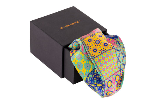 Chokore Special 4-in-1 Gift Set (2 Pocket Squares, Cufflinks, & Socks)