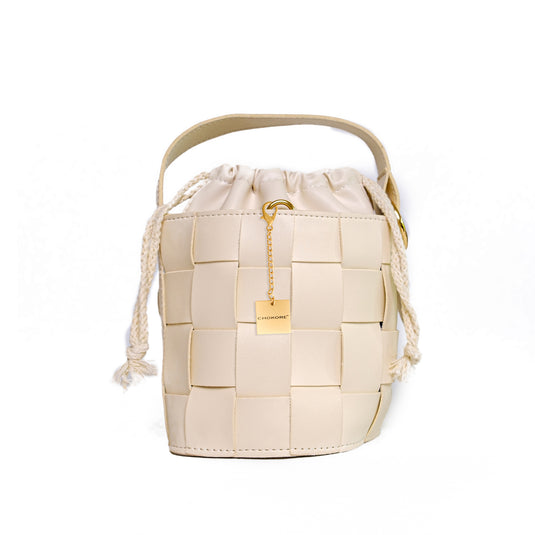 Chokore Chokore Textured Potli Handbag (Beige) 