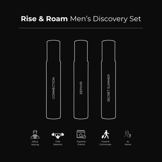 Connection Â· Zephyr Â· Secret Summer | 3 x 15ml / 20ml Perfume Combo For Men | (Morning / All Day)