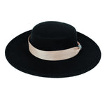 Chokore Chokore Wide Brim Boater Hat (Black) 