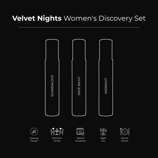 Scandalous Â· Elixir Â· Midnight | 3 x 15ml Perfume Combo For Women | (Evening / Night)