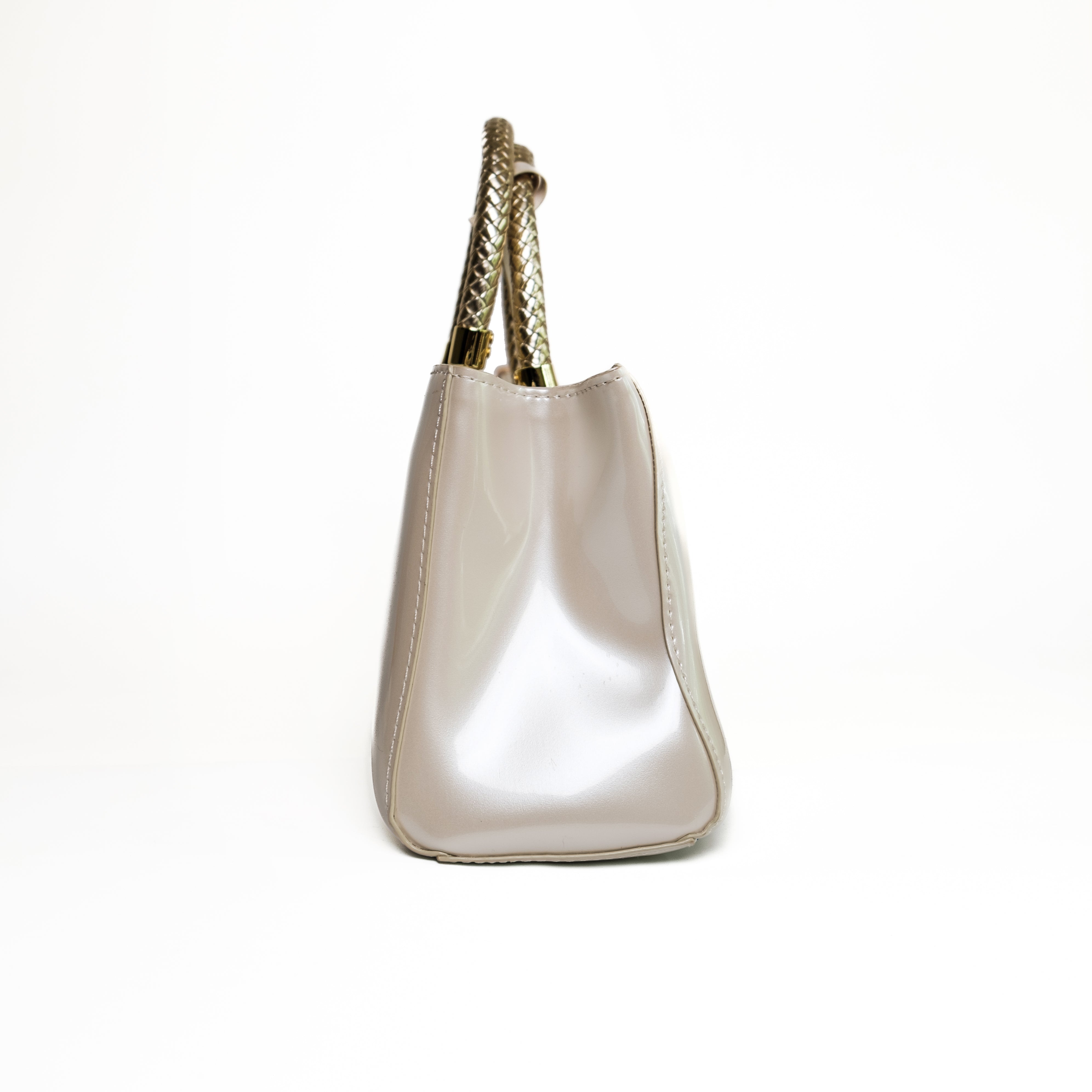 chokore Chokore Luxe Glossy Handbag (White)