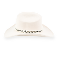 Chokore Chokore Rolled Brim Cowboy Hat with Ribbon (Beige)