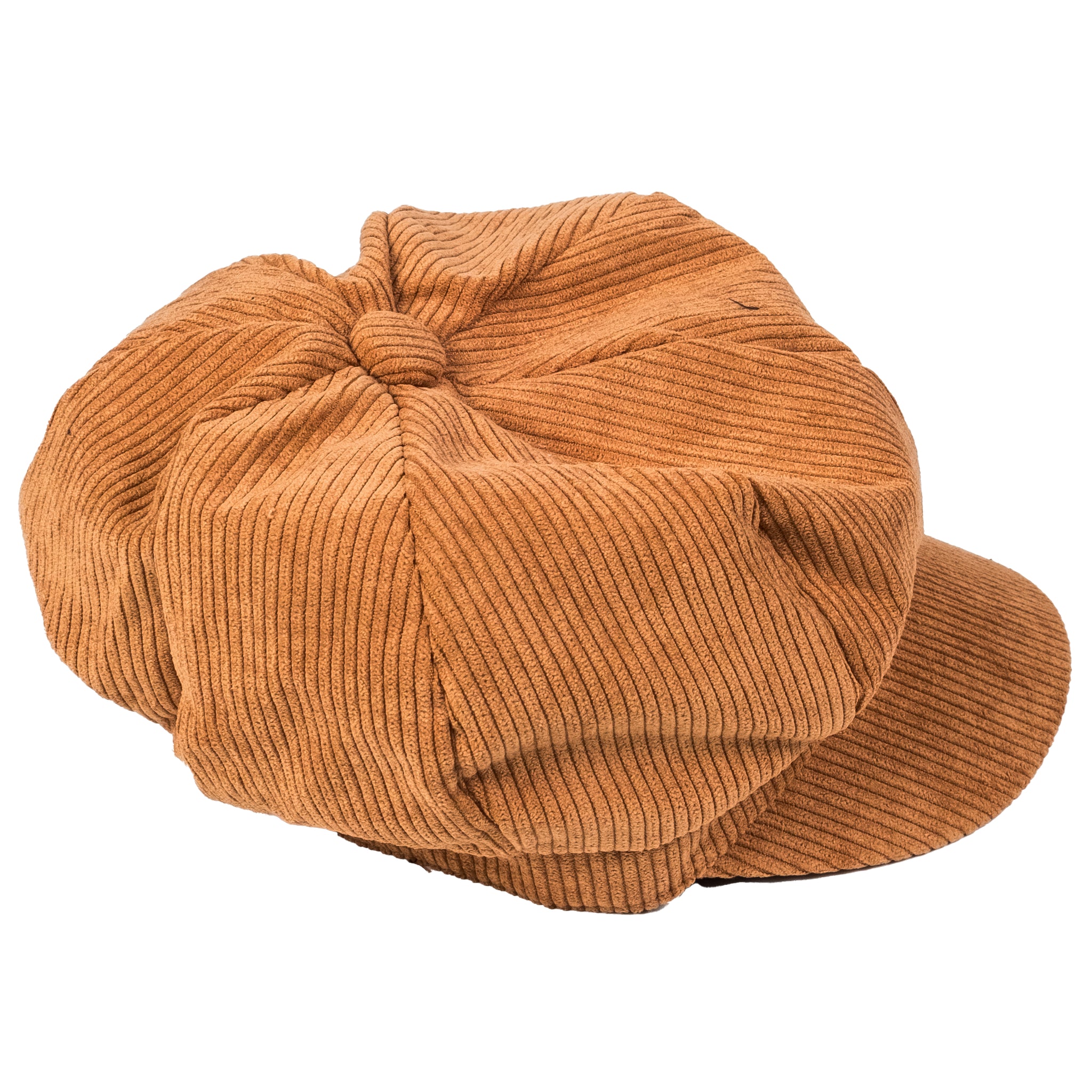 Chokore Corduroy Beret Cap (Brown)