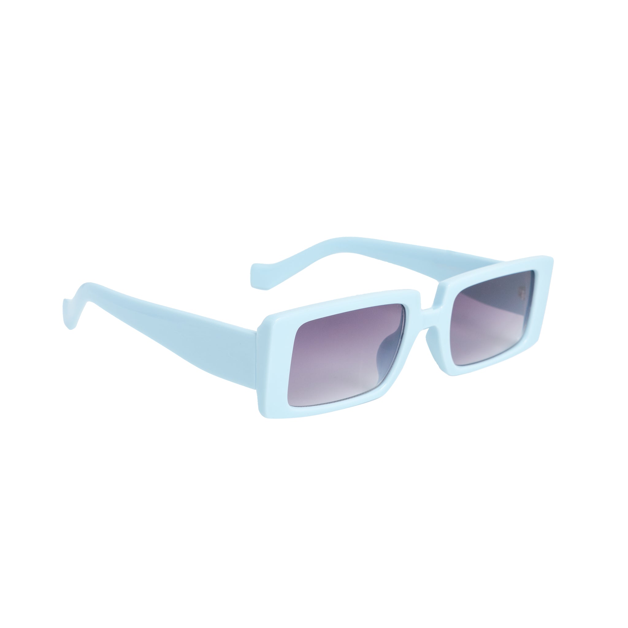 Chokore Tinted Rectangle Sunglasses (Light Blue)