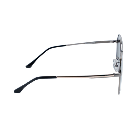 Chokore Classic Aviator Sunglasses (Black & Silver)